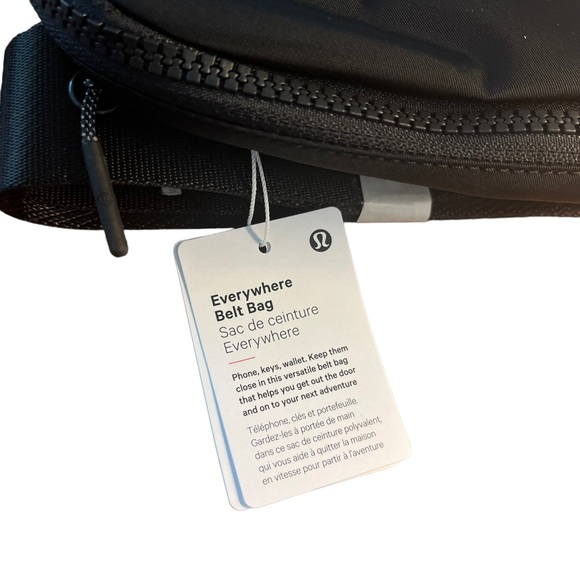 NEW Lululemon Everywhere Belt Bag Wordmark Logo Black - Picture 8 of 11